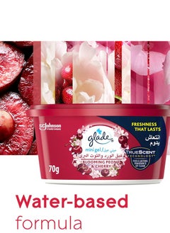 Glade Mini Gel Blooming Peony & Cherry 3x70G Pack of 3  - Image 4
