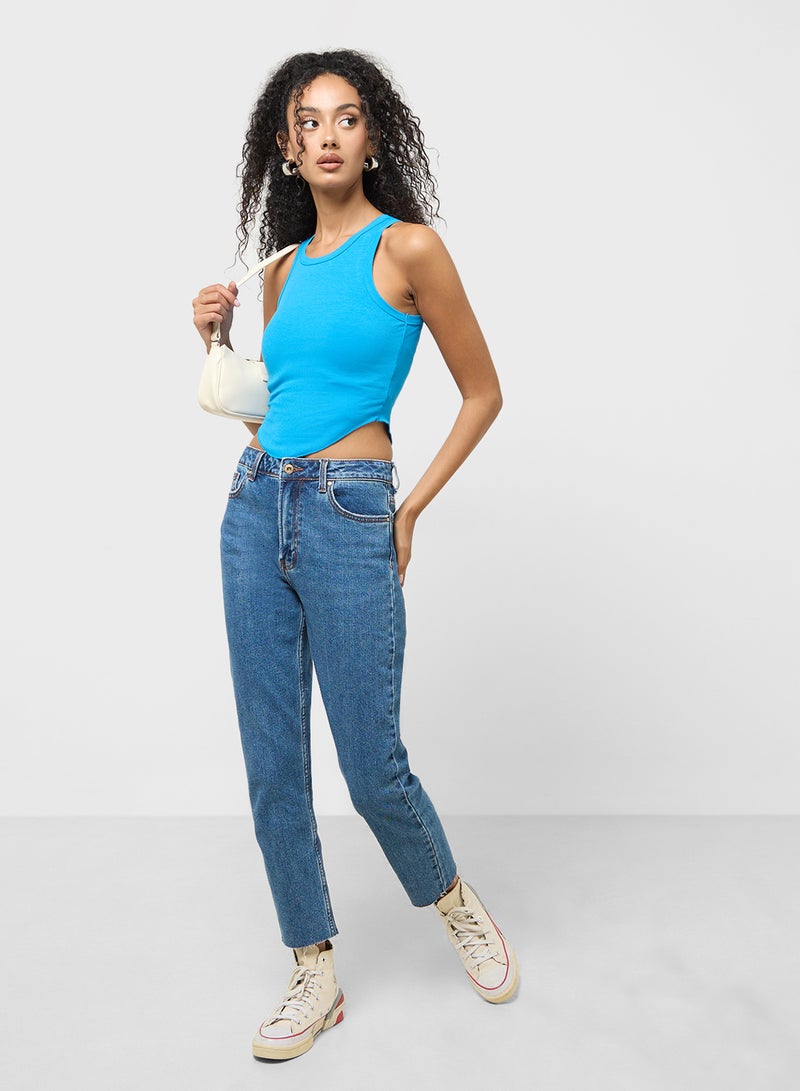 اونلي جينز بخصر عالي وقصة مستقيمة - Image 5