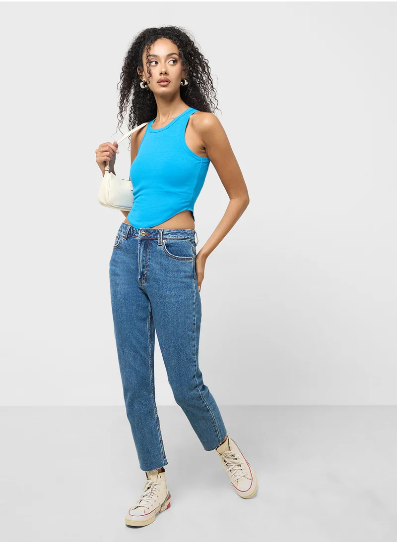 ONLY High Waisted Straigth Fit Jeans