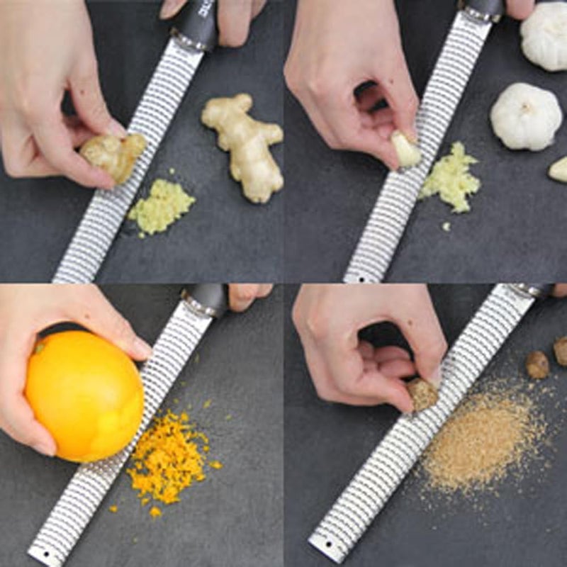 Microplane Premium Zester with Ergonomic Handle - Green - Image 4