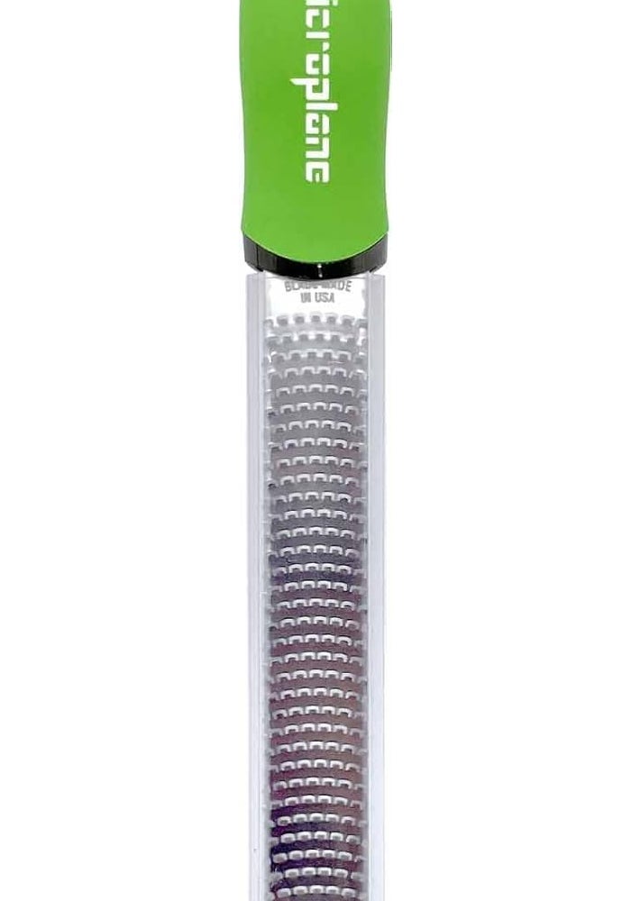 Microplane Premium Zester with Ergonomic Handle - Green - Image 1