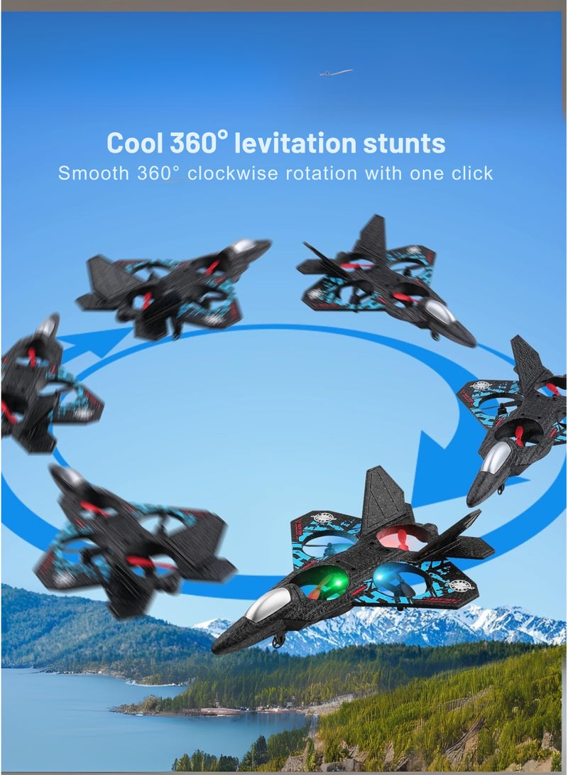 RC Aeroplane 2.4GHz Remote Control L0712 Quadcopter Floating Fighter Plane – RTF Airplane Toy with Colored Lights and USB Charging, Ideal for Beginners, Kids, and Adults  - Image 4
