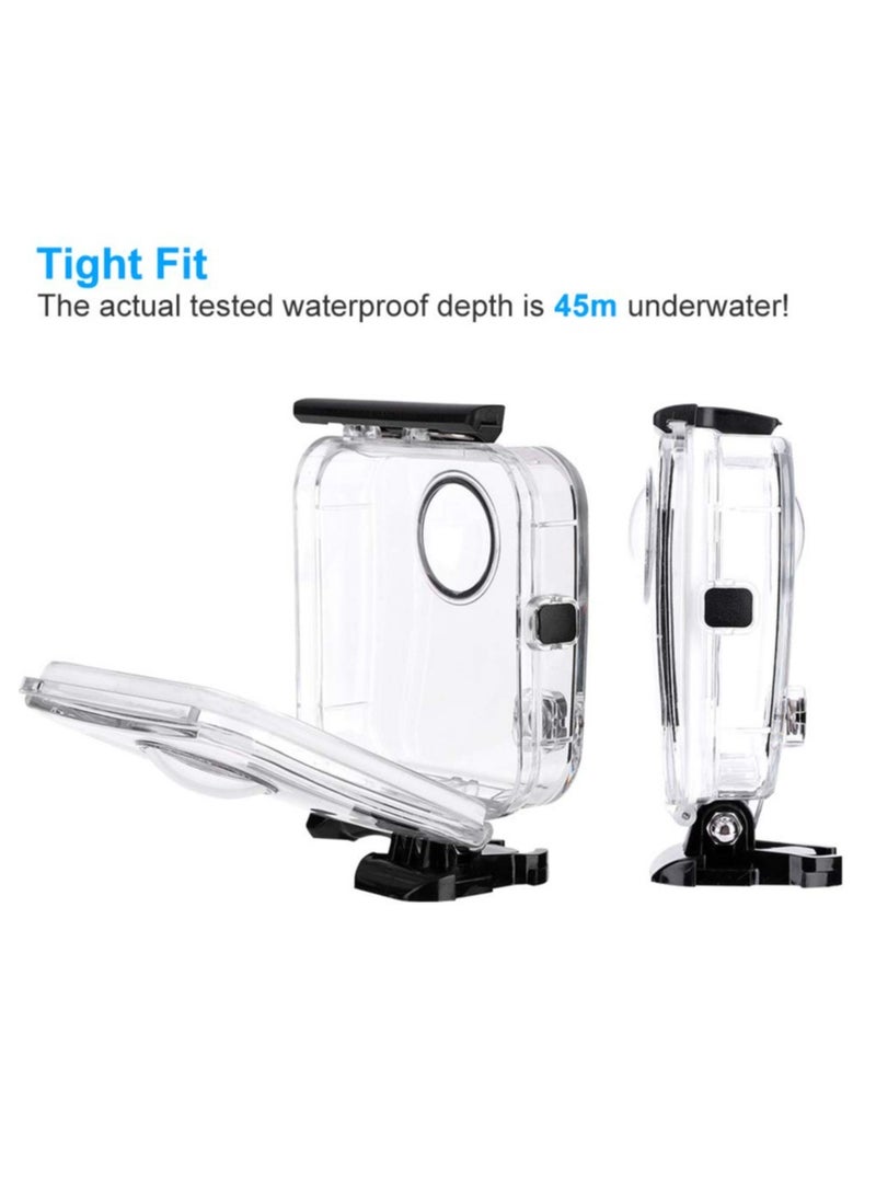 KASTWAVE Waterproof Housing Case, 45M Underwater Protective Diving Case Housing Shell Replacement Cover for GoPro Fusion  - Image 5