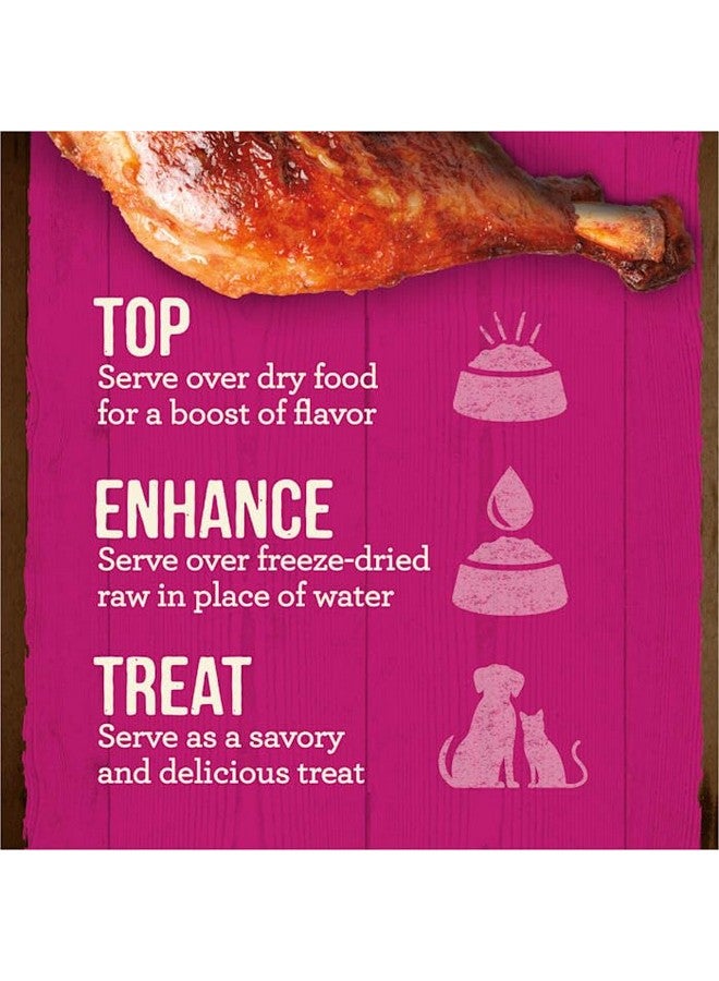 Merrick Grain Free Bone Broth, Premium Human Grade And Gluten Free Dog And Cat Food Topper Pouches, Turkey - 16 oz. Pouch - Image 4