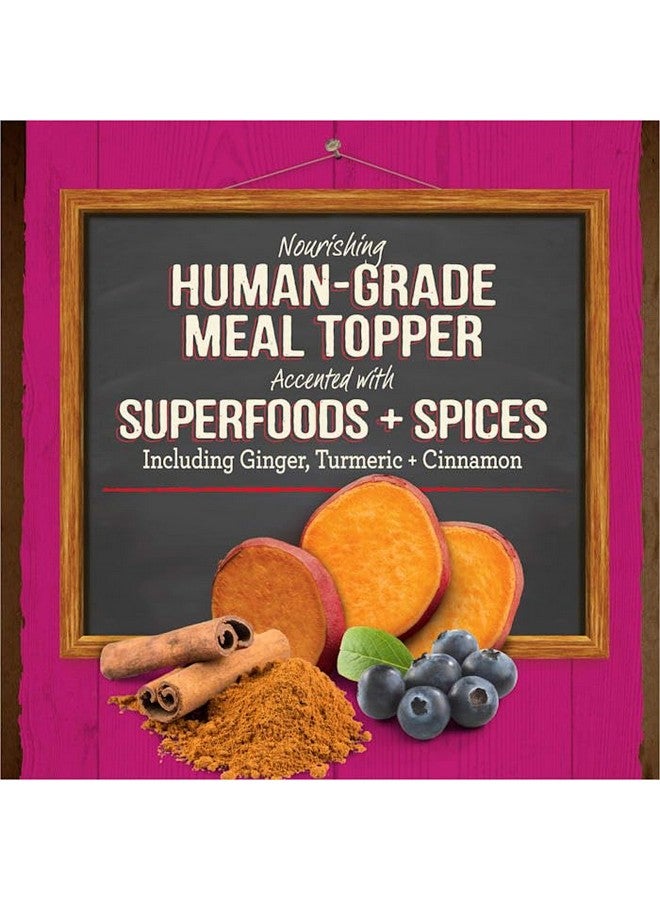 Merrick Grain Free Bone Broth, Premium Human Grade And Gluten Free Dog And Cat Food Topper Pouches, Turkey - 16 oz. Pouch - Image 3