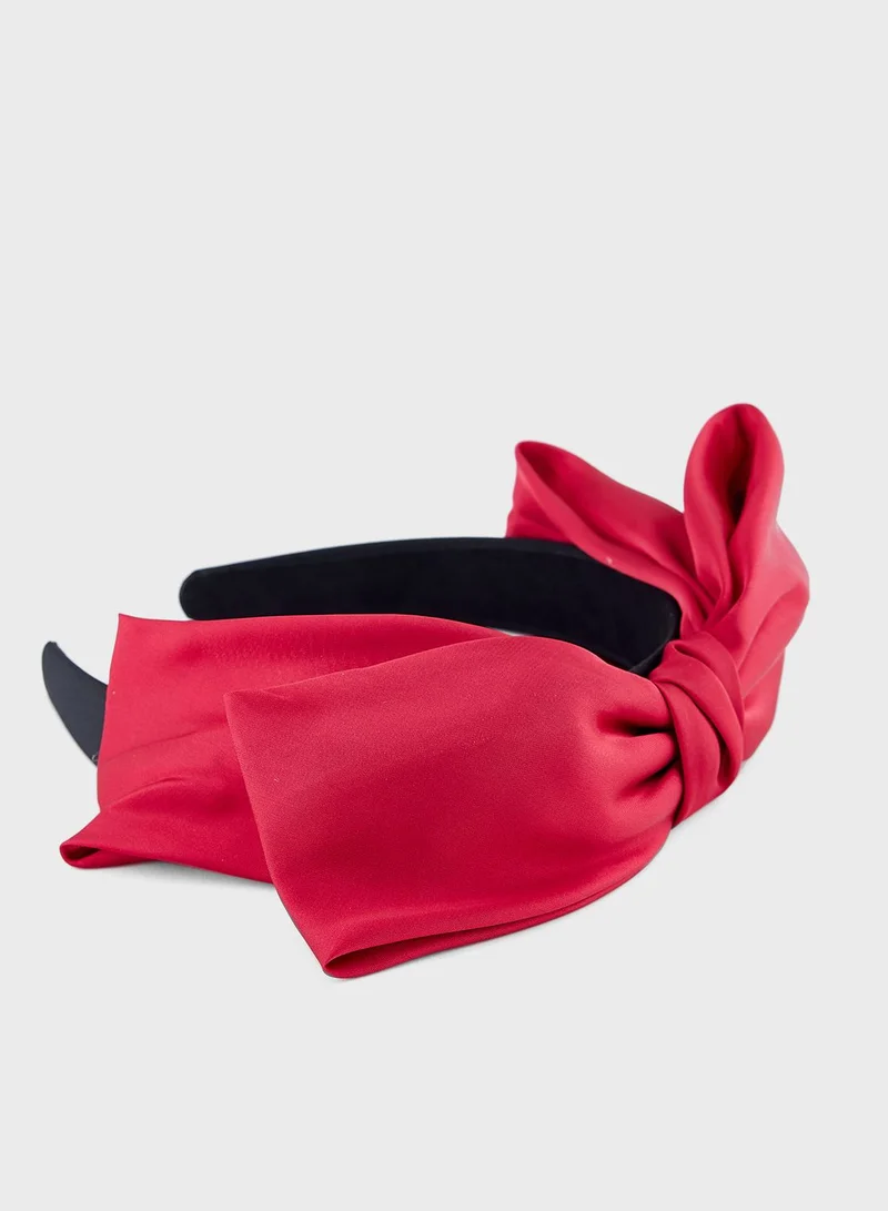 جينجر Oversized Bow Headband