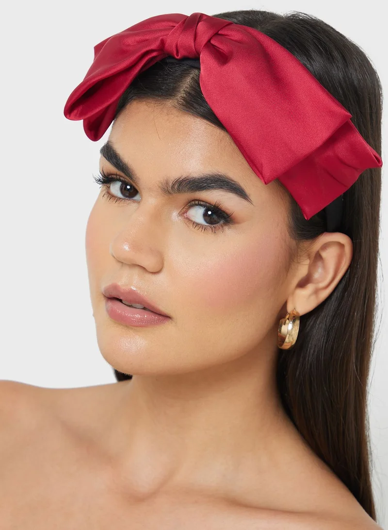 جينجر Oversized Bow Headband