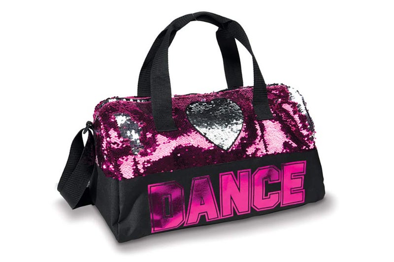 Danz N Motion DansBags Sequin Dance Heart Duffle Bag - B842 - Image 1