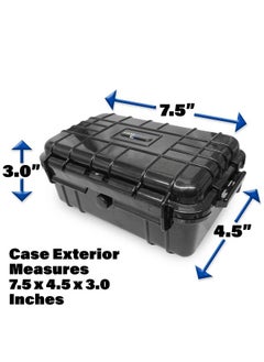 CASEMATIX Graded Card Case Compatible With 6+ Bgs 8+ Psa Fgs Graded Sports Trading Cards Waterproof Graded Slab Card Storage Box With Card Carrying Case Impact Absorbing Foam Inserts  - Image 3