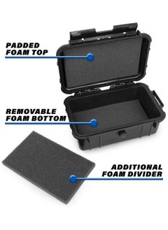 CASEMATIX Graded Card Case Compatible With 6+ Bgs 8+ Psa Fgs Graded Sports Trading Cards Waterproof Graded Slab Card Storage Box With Card Carrying Case Impact Absorbing Foam Inserts  - Image 5