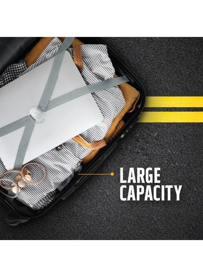 Kamiliant by American Tourister Harrier Zing|Trolley Bag Check-in Large (79 cms) for Travel|Hard Case Polypropylene (PP) Suitcase|360° 8-Wheel Spinner Luggage Trolley|Combination Lock|Military Olive - Image 3