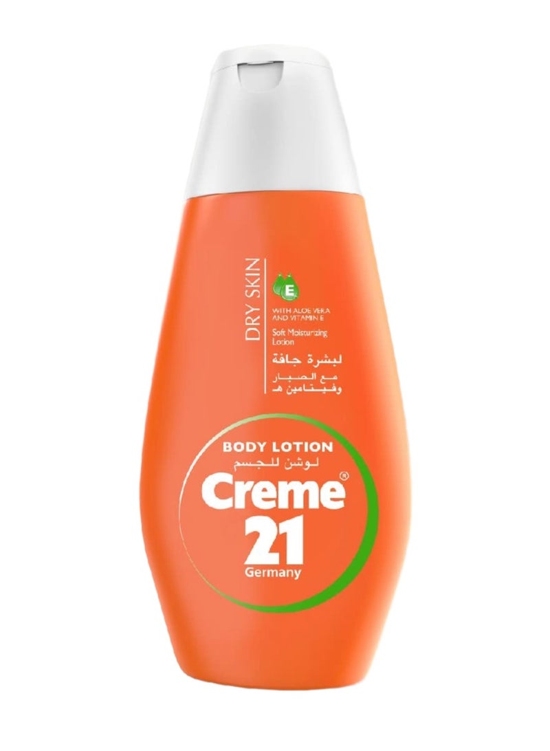 Dry Body Lotion With Aloe Vera and Vitamin E For Deep Nourishment 250 ml