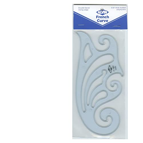 ALVIN French Curve Ruler 6.65" Model FC3371 Drafting Drawing Measuring Tool, Multipurpose for Design, Engineering, and Architecture, Great for Students and Professionals - 6.5 Inches - Image 2