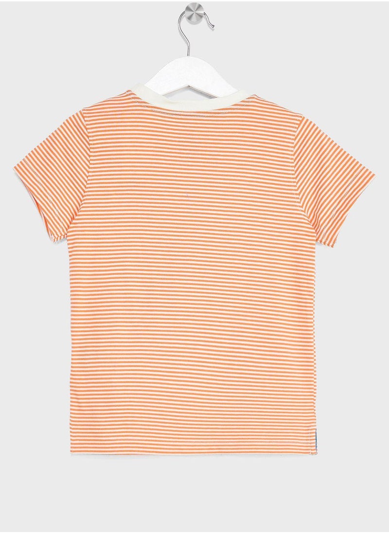 mothercare Striped Animal T-Shirt  - Image 2