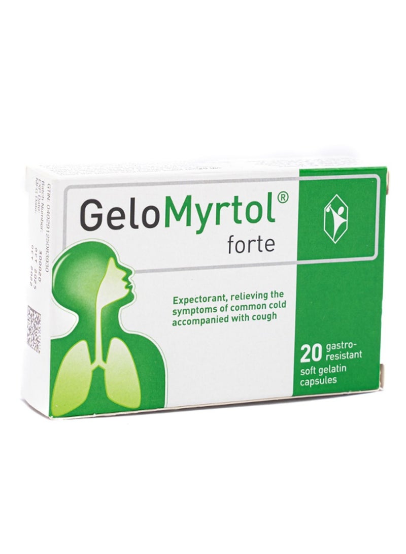 Gelo Myrtol Forte Capsules, 20 Capsules - Image 1