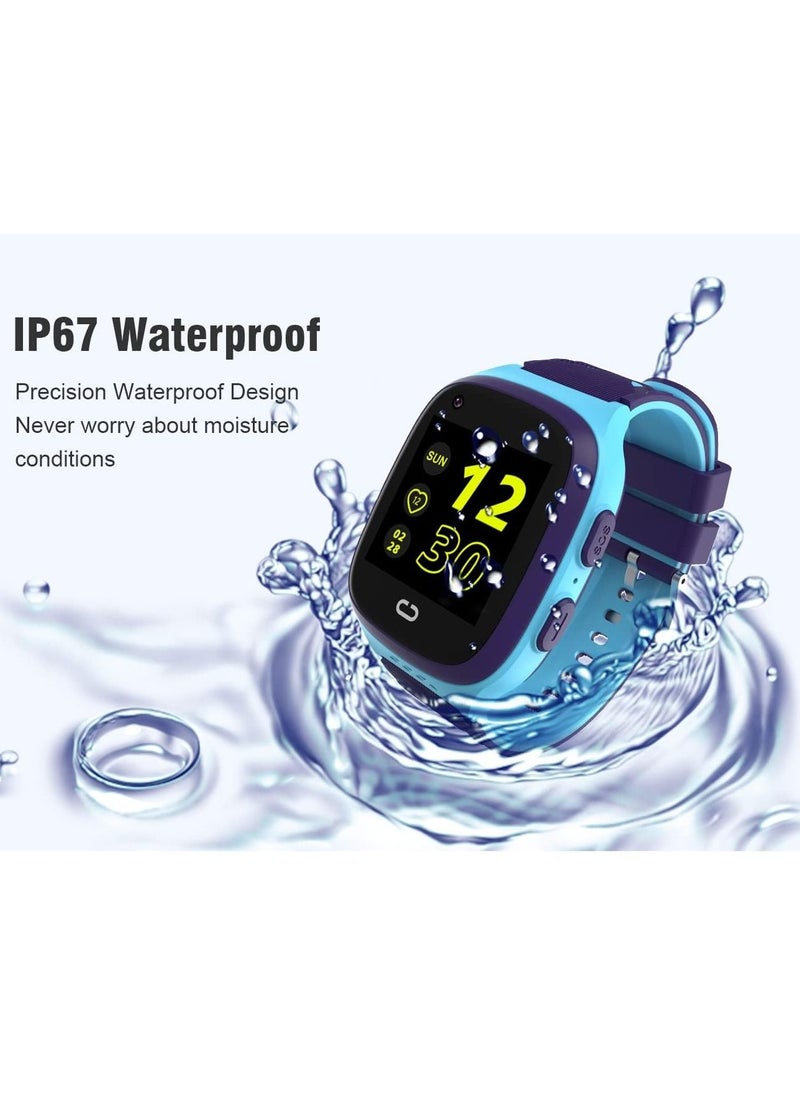 AROAQ - LT31 Kids Smart Watch With 4G SIM Support SOS Video Chat Camera Alarm Clock LBS Positioning And IP67 Waterproof Design - Image 1