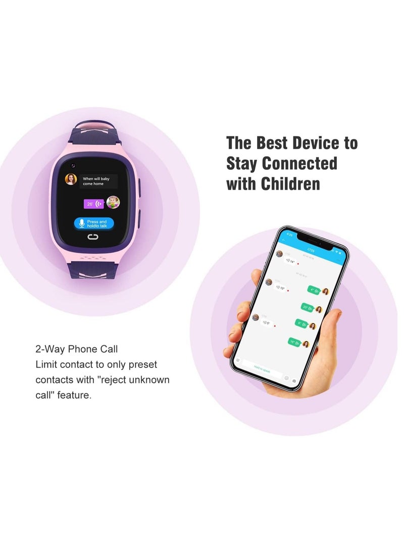 AROAQ - LT31 Kids Smart Watch With 4G SIM Support SOS Video Chat Camera Alarm Clock LBS Positioning And IP67 Waterproof Design - Image 1