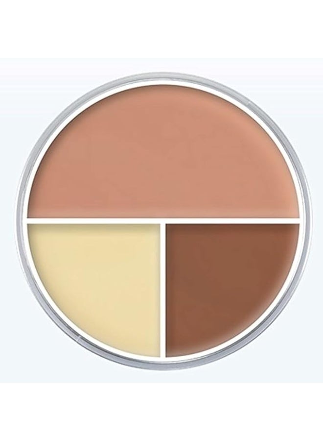 Kryolan Ultra Foundation Trio 9013 D | 3-Color Cream Foundation Palette