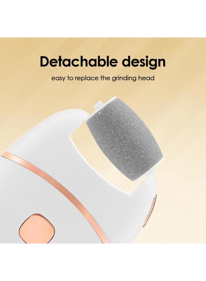 مبرد قدم كهربائي قابل لاعادة الشحن لازالة البشرة الجافة والصلبة وسرعتين للعناية بالقدم - Image 4