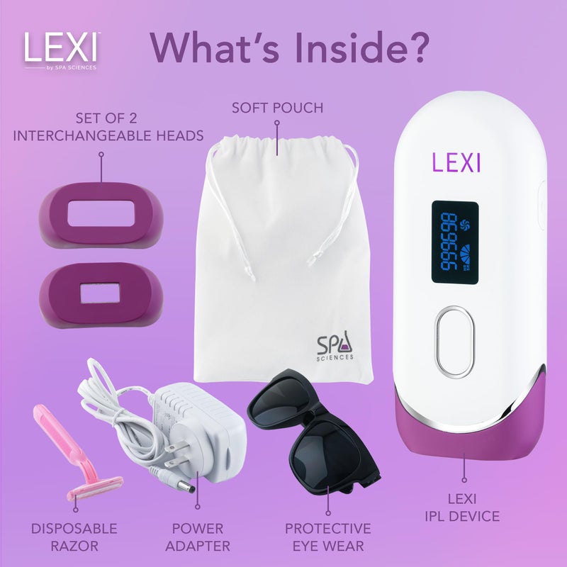Spa Sciences - LEXI - Painless Permanent IPL Hair Removal System - FDA Cleared with 999,999 flashes, Auto Flash, and Skin Sensor - Image 5