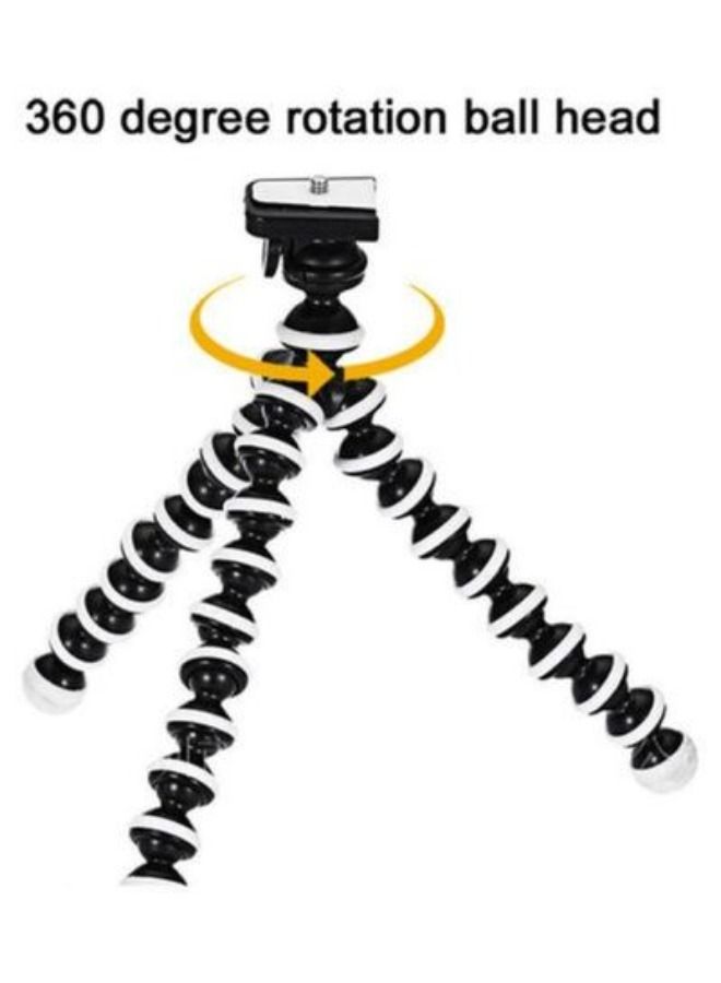 New Design Flexible Tripod Stand White/Black - Image 1