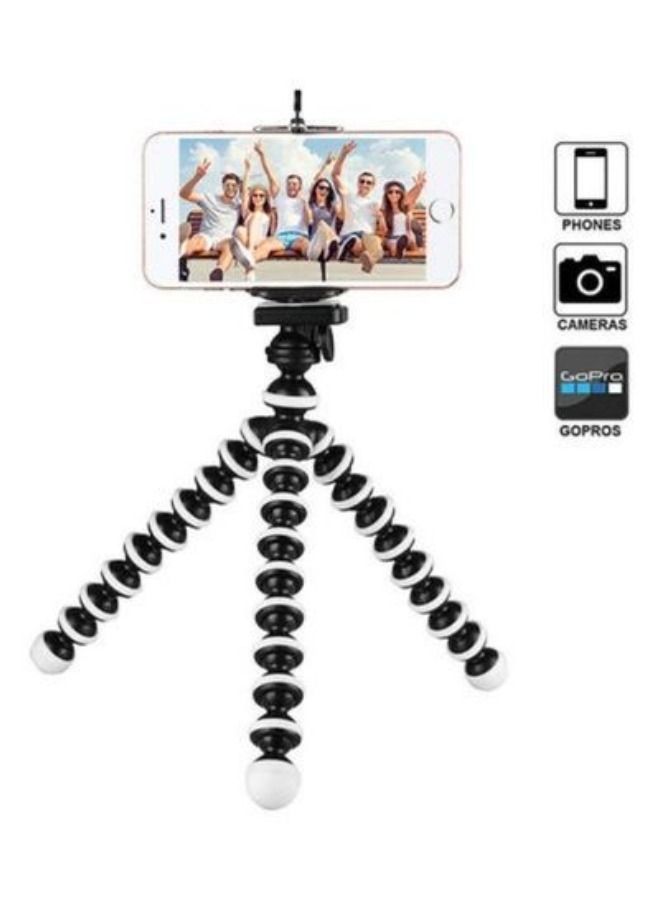 New Design Flexible Tripod Stand White/Black - Image 2