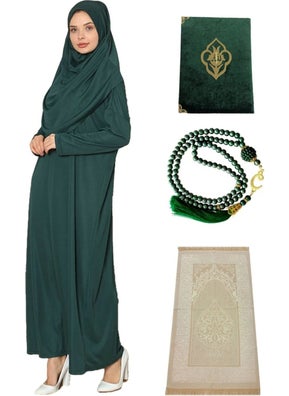 Medipek Prayer Dress, Prayer Rug, Pearl Prayer Beads Set 