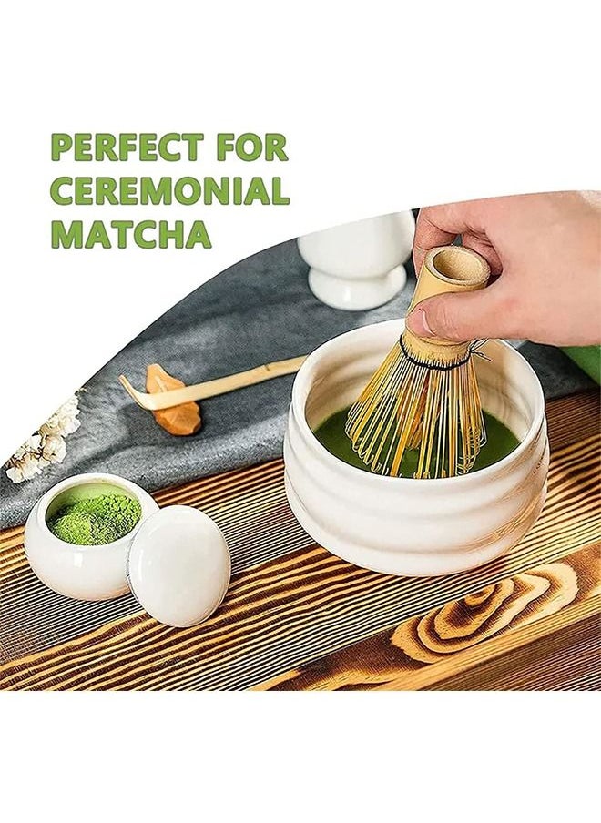 Arabest Matcha Stirrer Set, Bamboo Tea Steeper Matcha Tools for Stirring Matcha, 3-piece Set (Matcha Stirrer + Bamboo Spoon with Hook + Matcha Brush Placeer) (Blue)  - Image 5