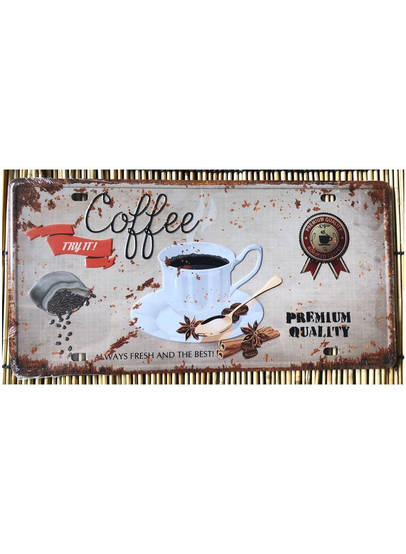 LINGWEI LINGWEI Decorative Metal Tin Sign Wall Poster Plaques Iron Plate Decoration Art Plaque Wall Art Vintage Metal Tin Signs Retro Vintage Metal Tin Signs Tin Metal Sign Wall Art for Shop Home Style-53  - Image 2
