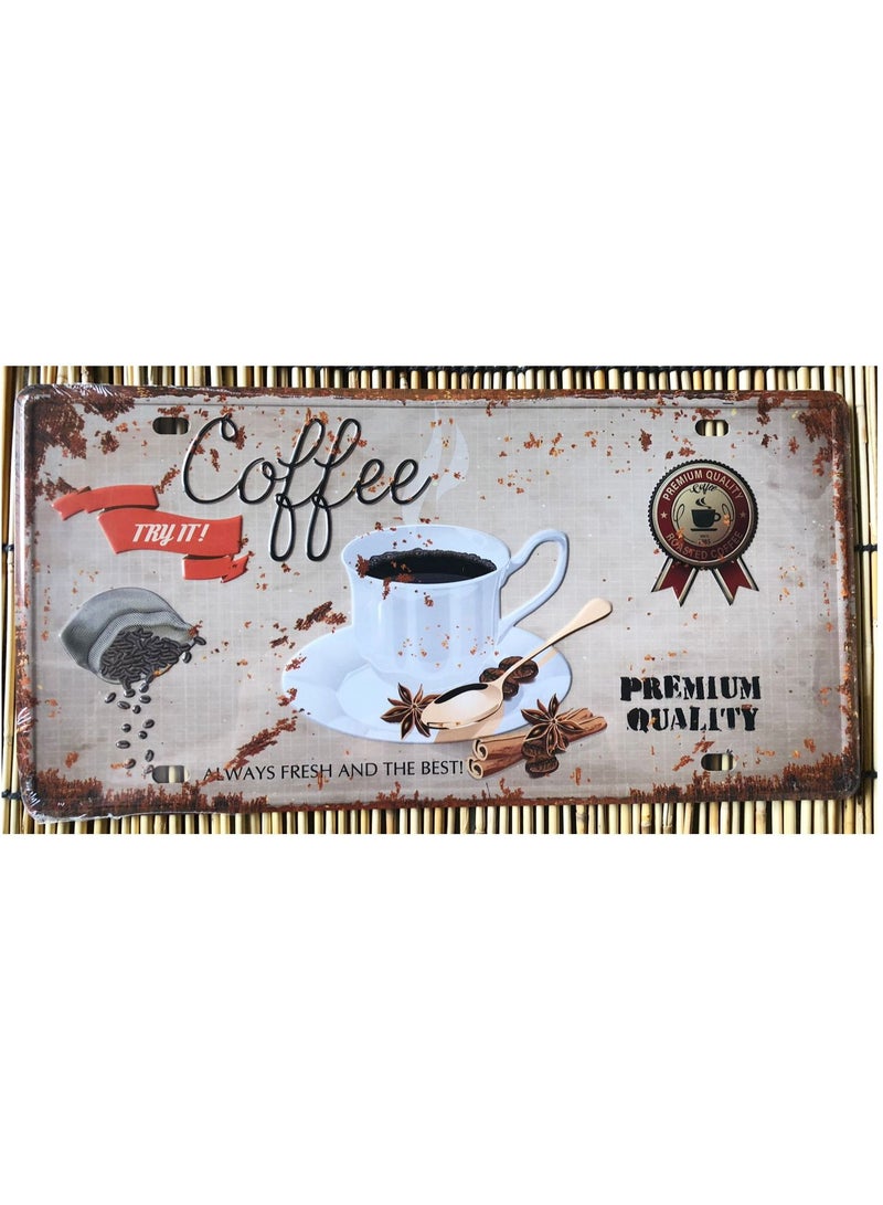 LINGWEI LINGWEI Decorative Metal Tin Sign Wall Poster Plaques Iron Plate Decoration Art Plaque Wall Art Vintage Metal Tin Signs Retro Vintage Metal Tin Signs Tin Metal Sign Wall Art for Shop Home Style-53  - Image 1