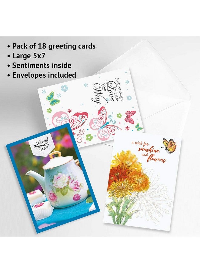 كارانت مجموعة بطاقات تهنئة جيت ويل القيمة مكونة من 18 (9 تصميمات) مغلفات كبيرة مقاس 5 × 7 بوصات متضمنة بواسطة Current - Image 2