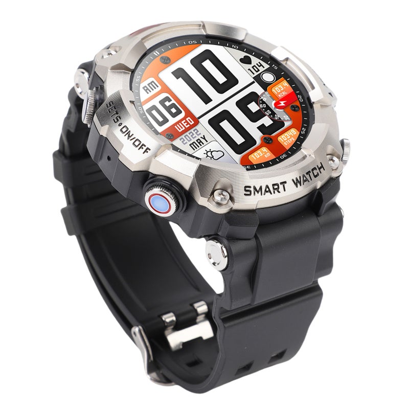 2 In 1 Smart Watch With Earbuds: 1.52 Inch HD Display, Smart Noise Reduction - 1GB Music Storage, Multifunctional Smartwatch for Outdoor Sports, Daily Use And Travelers - Image 5