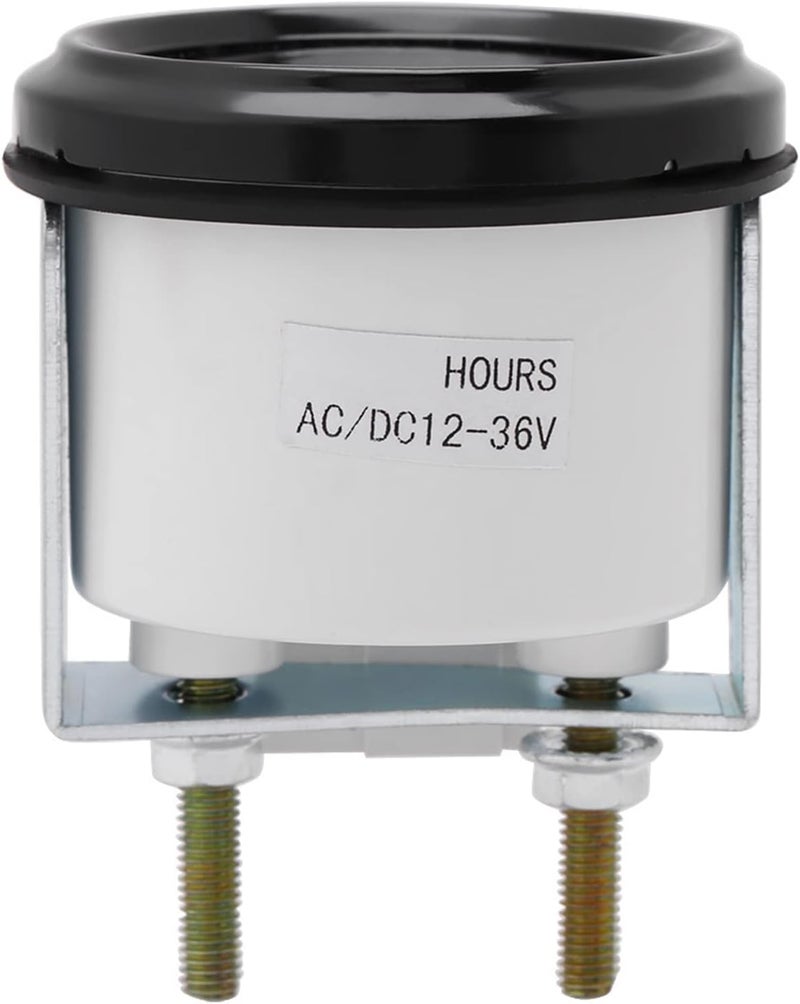 Meter Hour Meters for Small Engines 8×6×6 12-36v Dc Ac 6 Digit Accurate Round Quartz Hour Meter Gauge Tester for Boat Car Truck Engine Meter Meter - Image 3