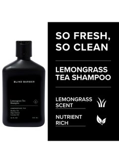 Blind Barber Shower Essentials Gift Set Mens Body Wash Shampoo And Conditioner Set Lemongrass Tea Body Soap + Hair Care Gifts For Men (3 Count)  - Image 2