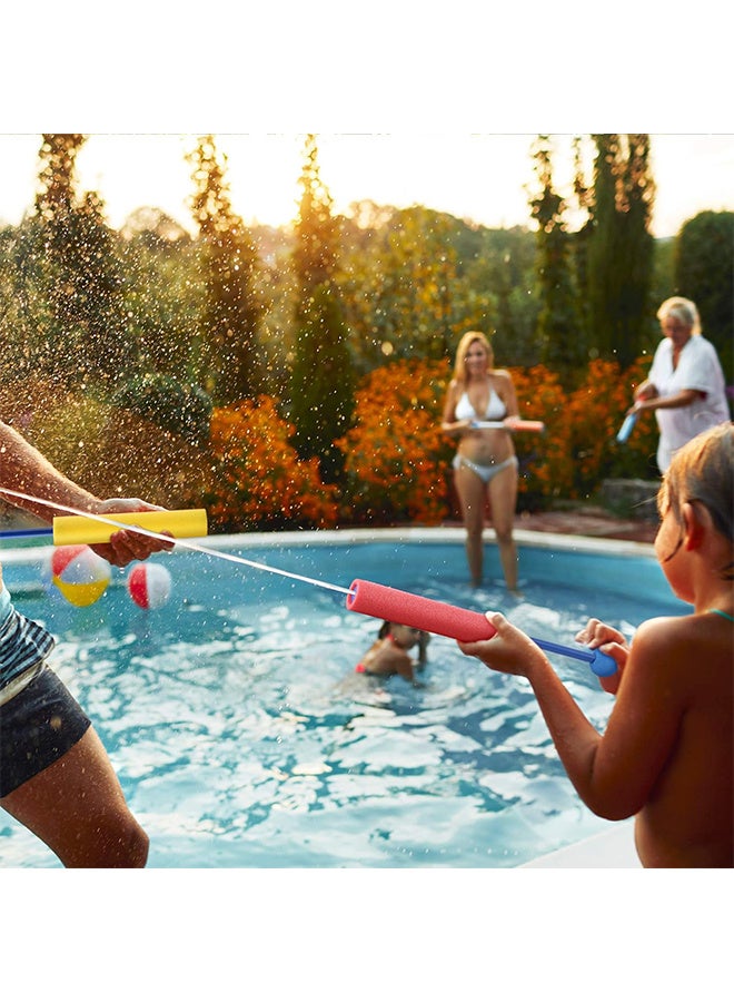 Water Gun Toy, 4 Packs Foam Water Blaster Set Pool Toys For Kids And Adult Water Toy Blaster Shooter Swimming Summer, Pool Outdoor Beach Play Game Toy  - Image 2