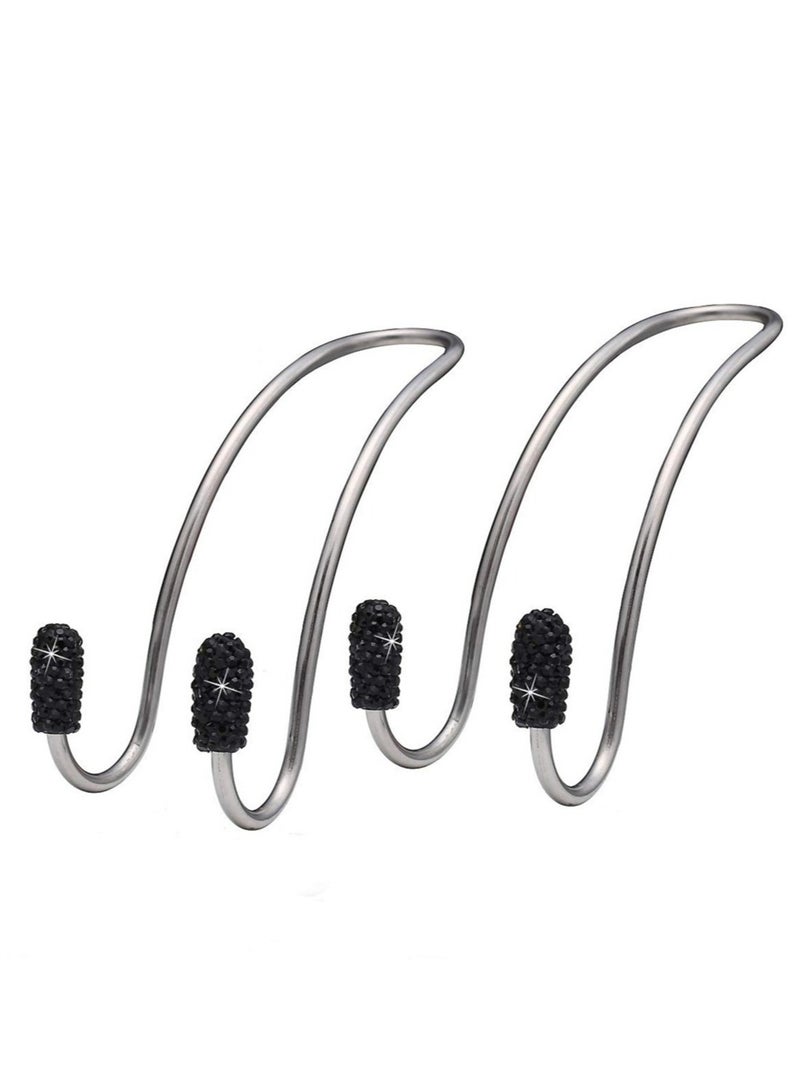 2 Pack Universal Organizer Car Headrest Hangers Hooks