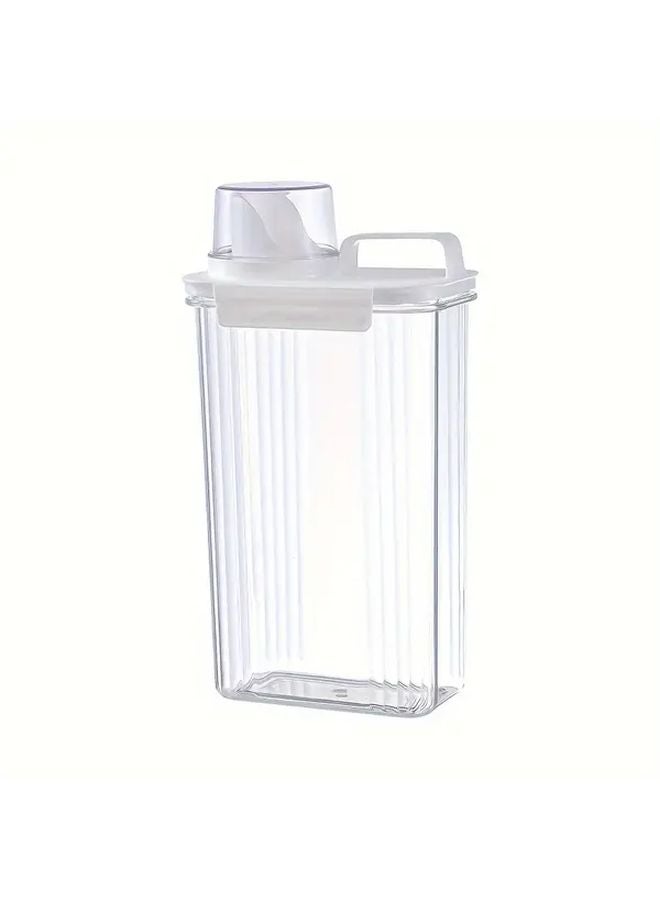 Large Capacity 2800ml Leak Proof Plastic Detergent Dispenser With Measuring Cup - Image 1