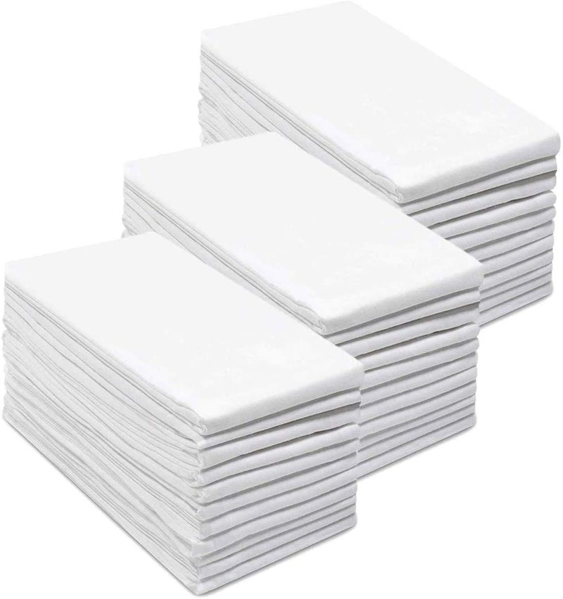 Simpli-Magic Flour Sack Kitchen Towels 24"x24" (12 Pack) â€“ 100% Cotton, Lint-Free, High Absorbent Tea Towels â€“ Perfect for Dish, Baking, Crafting - Image 1