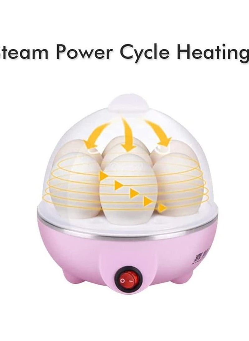 Generic Pink Stainless Steel Electric Egg Boiler Easy Cooking Solution  - Image 2