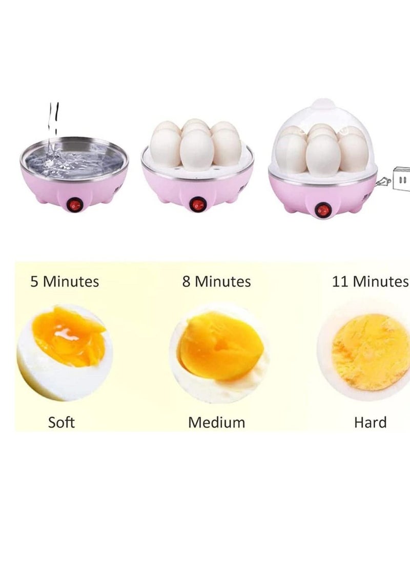 Generic Pink Stainless Steel Electric Egg Boiler Easy Cooking Solution  - Image 5