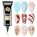 UNA GELLA 3D Gel Nail Art, 3D Nail Gel Sculpting G el Glue 15g 4 in 1 No Wipe Clear Nail Polish for Nails Tips, Chrome Powder, Nail Charms Gems, Drawing and DIY Nail Art Lamp Curing Needed - Image 2