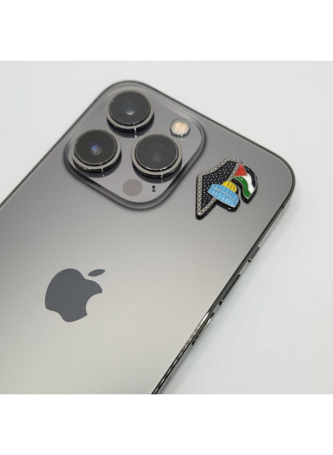 Acnor Palestine Map Metal sticker  Badge with Flag and Dome of the Rock for Mobile Laptop etc - Image 3