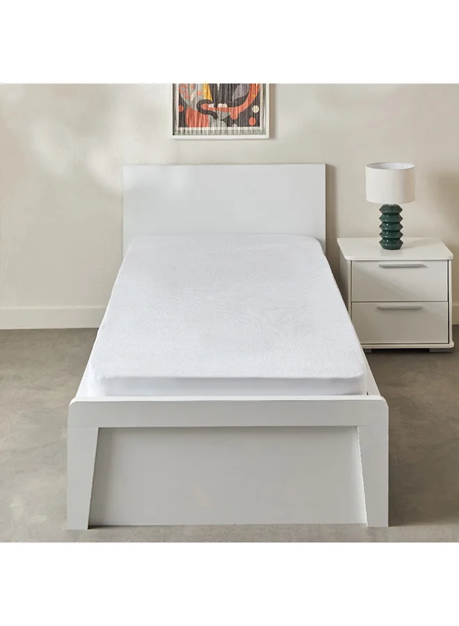 Home Box Terry Waterproof Single Mattress Protector 200 x 33 x 90 cm