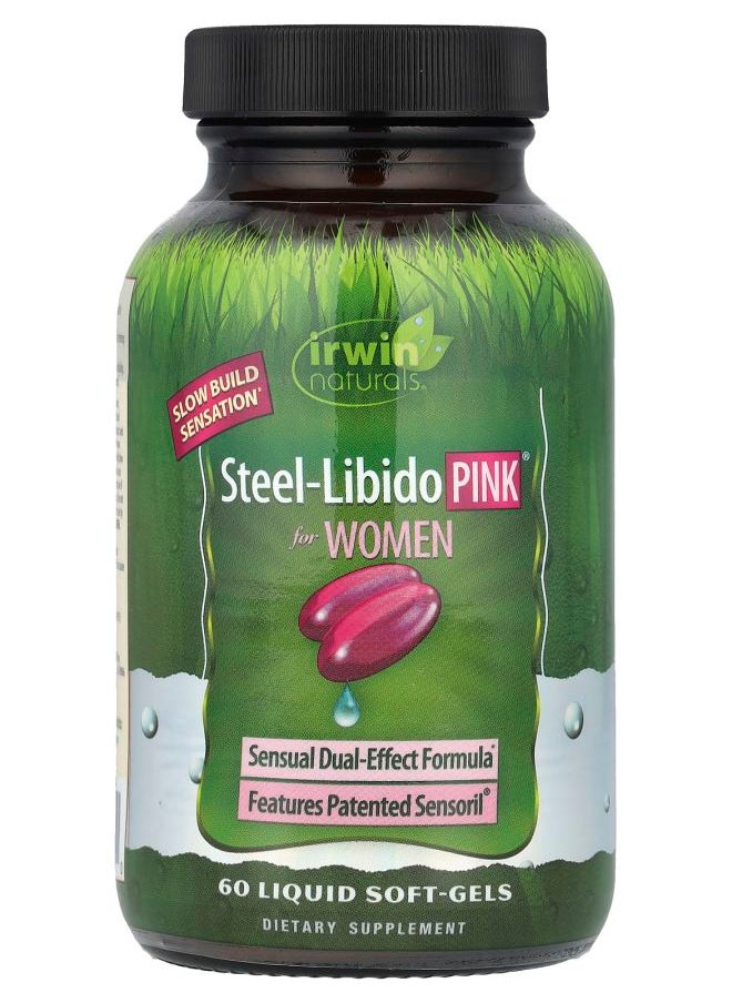 Irwin Naturals - SteelLibido Pink® For Women 60 Liquid SoftGels - Image 1