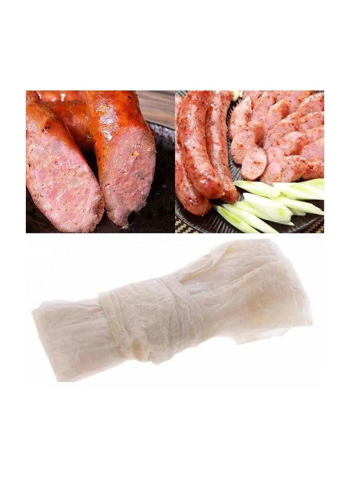 Generic - 1-Piece Dried Sheep Intestine Sausage Casing Coat,Meat Processing Cooking Tool,Sausage Casing Tile Diameter Approx 30MM,Total Length After Expansion Approx 2.6M - Image 1