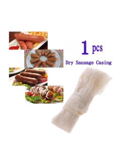 1-Piece Dried Sheep Intestine Sausage Casing Coat,Meat Processing Cooking Tool,Sausage Casing Tile Diameter Approx 30MM,Total Length After Expansion Approx 2.6M