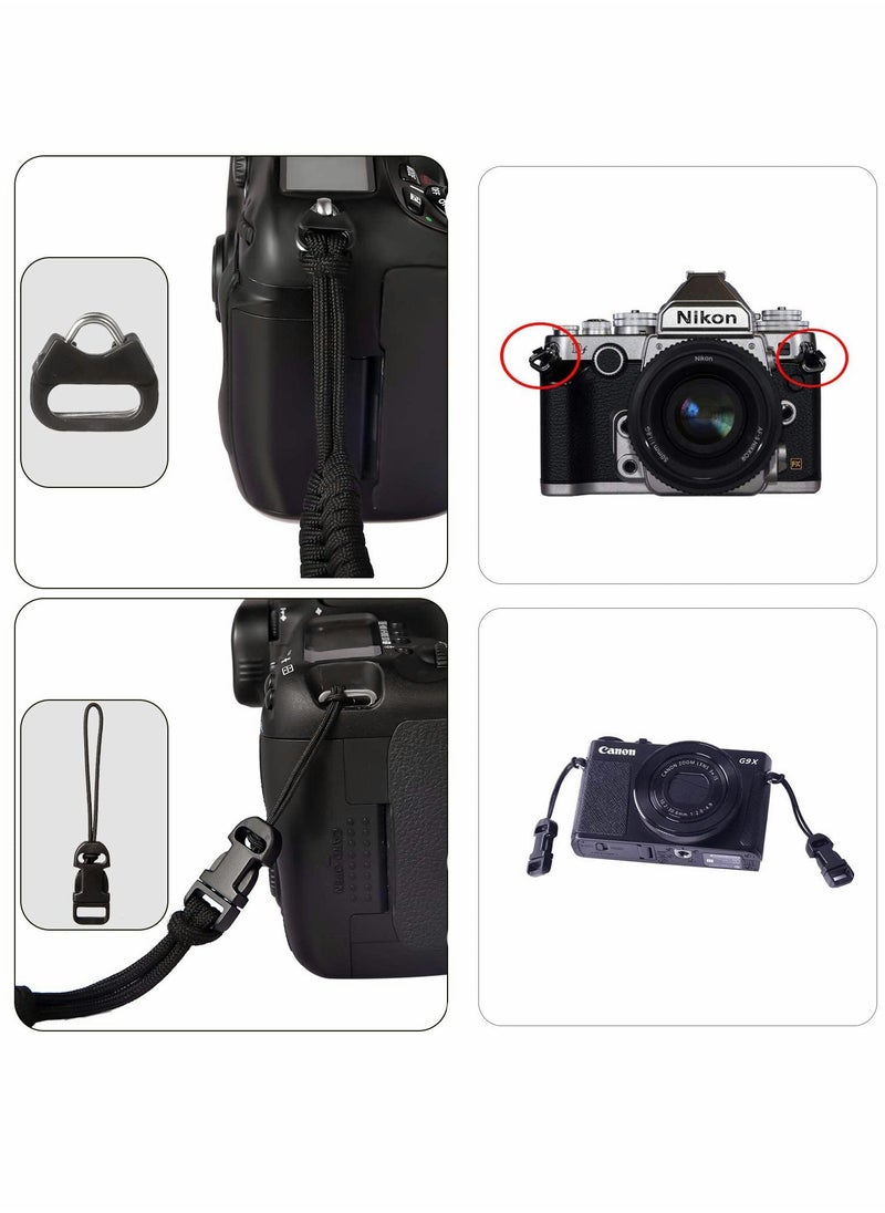 Quick Release Anchor Chain for Camera Strap - Triangle Ring Buckle for Shoulder Strap Conversion - Essential Accessories for Camera Gear
