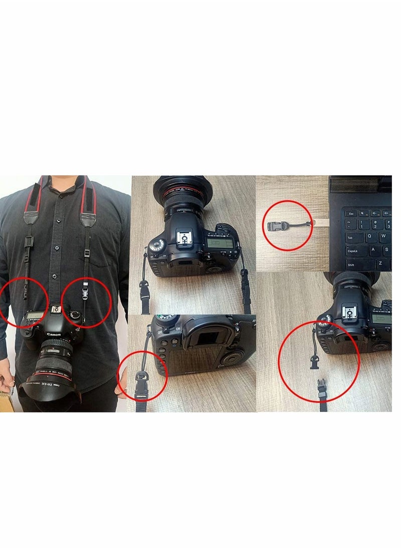 Quick Release Anchor Chain for Camera Strap - Triangle Ring Buckle for Shoulder Strap Conversion - Essential Accessories for Camera Gear