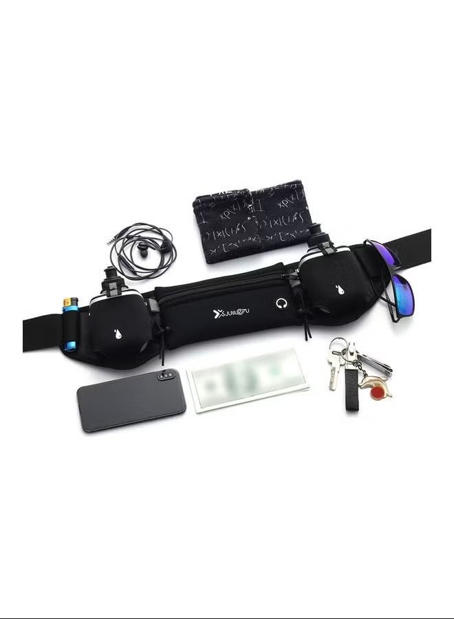 Generic Waist Bag Running Belt With Water Bottles 22 x 3 x 18cm  - Image 3