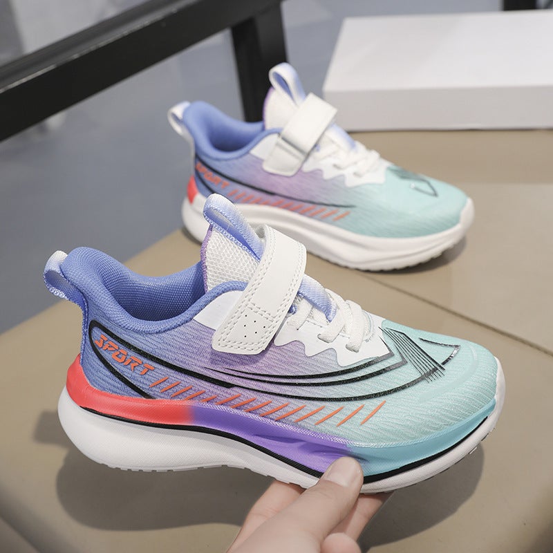 Mesh Sneakers Lightweight Flexible Sole Walking Shoes For Kids Indoor And Outdoor Activities - Image 1